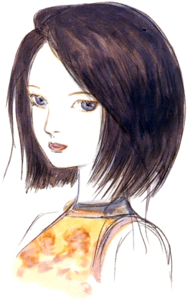 Garnet As Illustrated By Amano - Yoshitaka Amano Final Fantasy Ix (418x634), Png Download