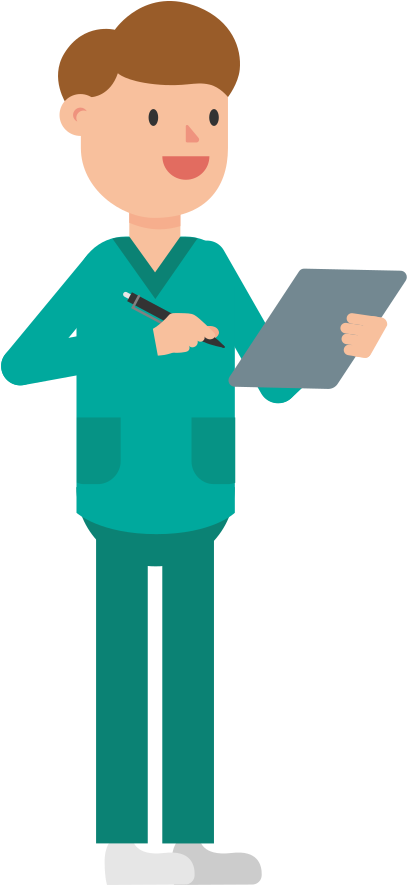 Open - Doctor And Nurse Cartoon (2000x1126), Png Download