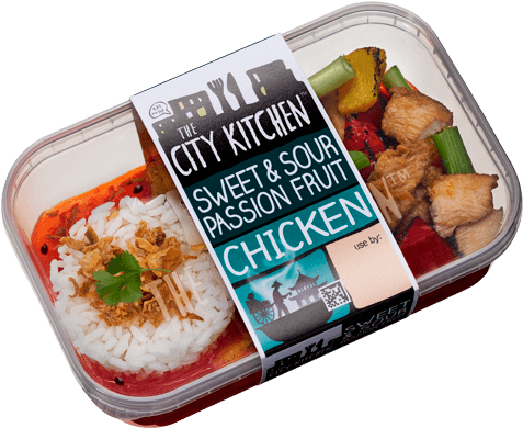 Sweet & Sour Passion Fruit Chicken - City Kitchen Vietnamese Coconut Chicken Curry 385g (477x400), Png Download