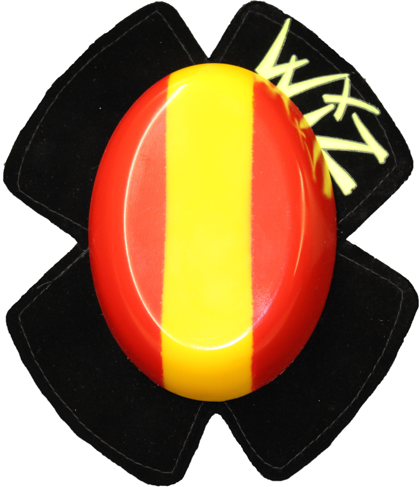 Spanish Flag - Isle Of Man Knee Sliders (864x1000), Png Download