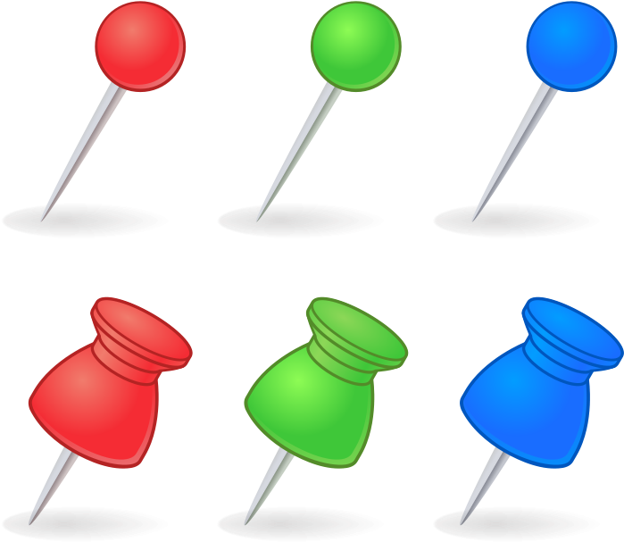 Free - Pins Clipart (800x702), Png Download