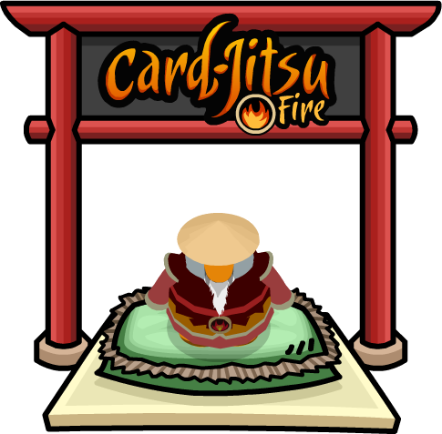 Fire - Club Penguin Card Jitsu (485x477), Png Download