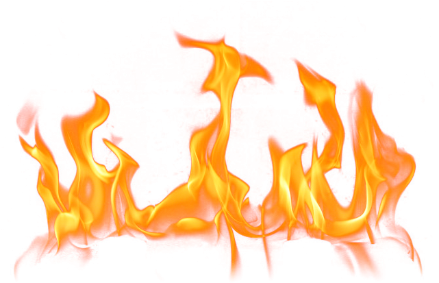 Cartoon Fire Png - Flames Png (640x480), Png Download