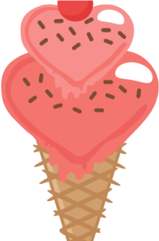Ice Cream Clipart Heart - Scrapbooking (640x480), Png Download