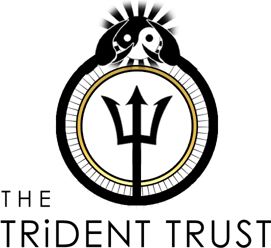 Trident Vision Media The Trident Trust - Barbados Flag 3x5ft Poly (800x526), Png Download