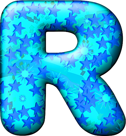 Lettering Clipart Balloon Letter - Party Balloon Letter R (425x459), Png Download