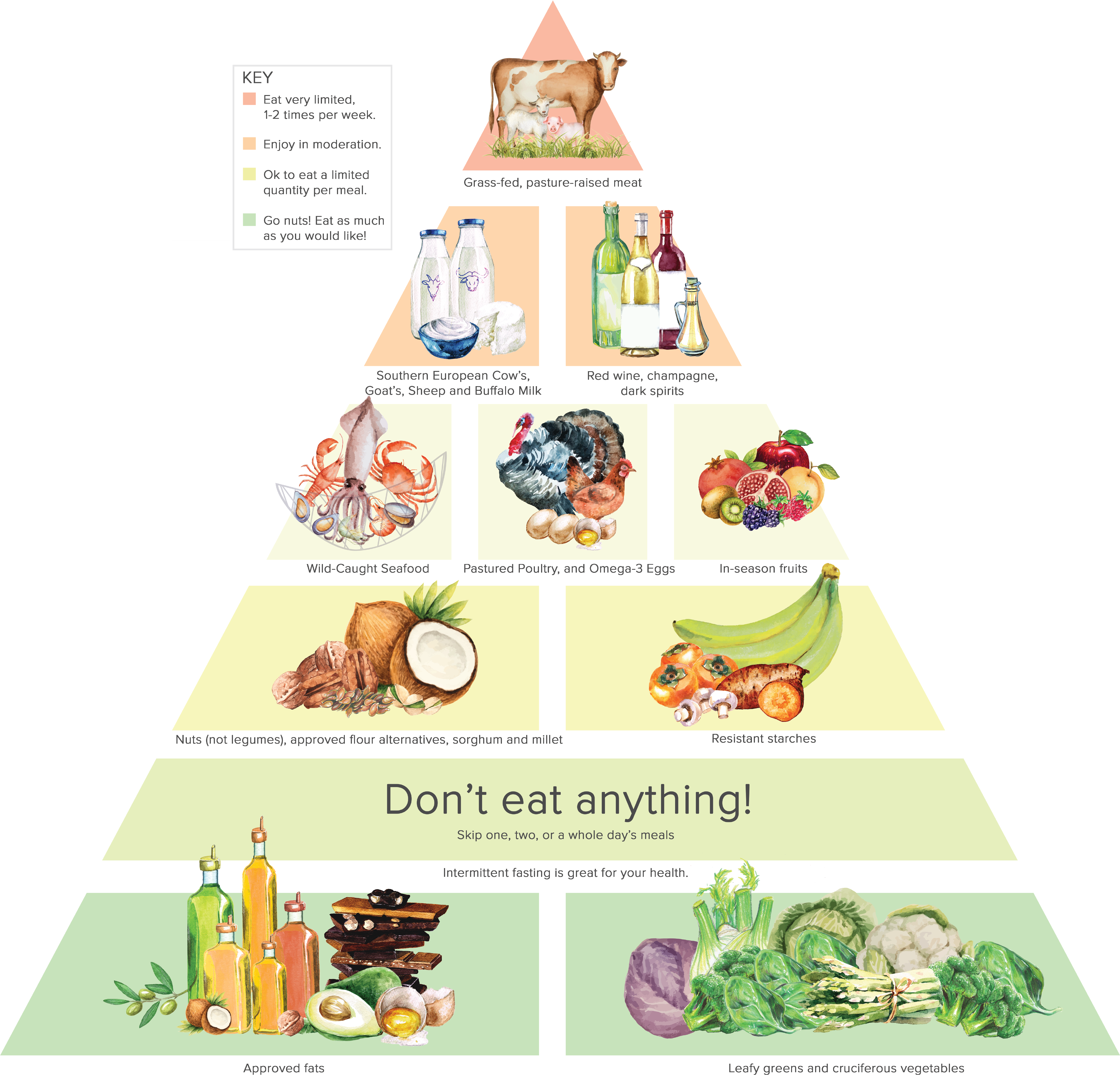 Steven Gundry Food Pyramid - Dr Gundry Food Pyramid (4855x4666), Png Download