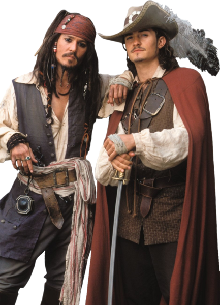 Share This Image - Orlando Bloom Pirate Hat (433x600), Png Download