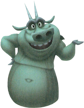 Hugo - Hugo Gargoyle (344x427), Png Download