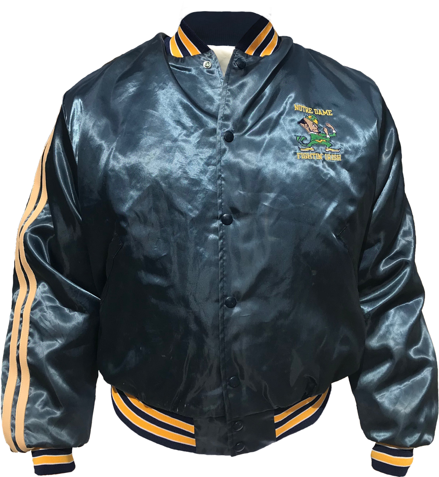 Satin Notre Dame Metro Jacket - Leather Jacket (2583x4096), Png Download