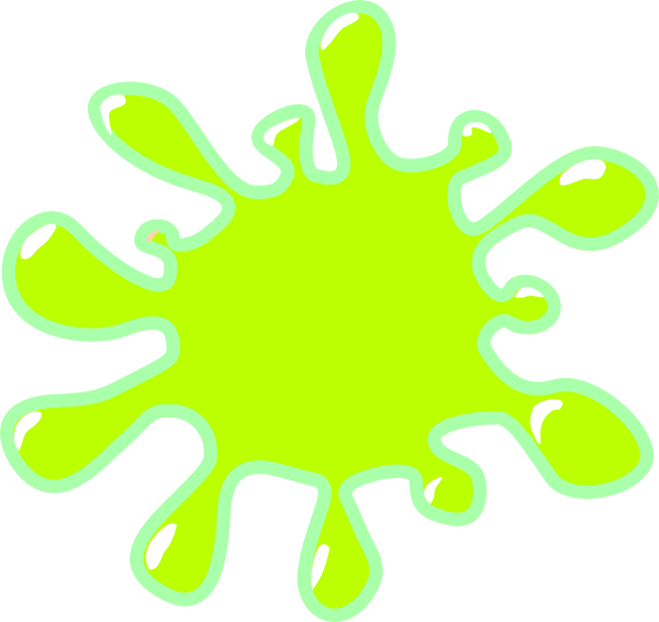 Slime Clipart - Blob Yellow (600x566), Png Download