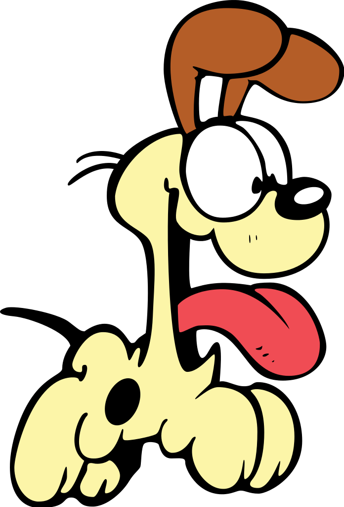 Odie The Dog (696x1024), Png Download