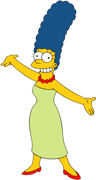 Download Hd Simpsons Costumes Cartoon Hair Tv Moms Simpsons