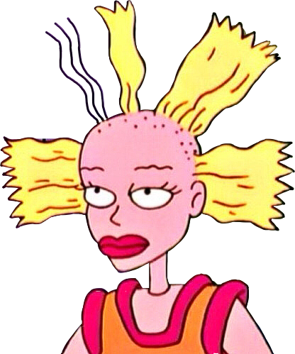 90s Transparent Rugrats Banner Freeuse Stock - Cintia De Los Rugrats (416x499), Png Download