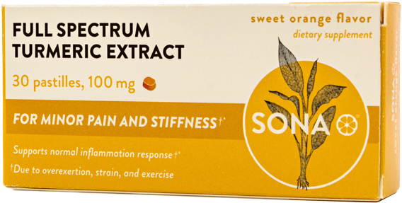 Sona Turmeric - Sona - Full Spectrum Turmeric Extract Sweet Orange (600x400), Png Download