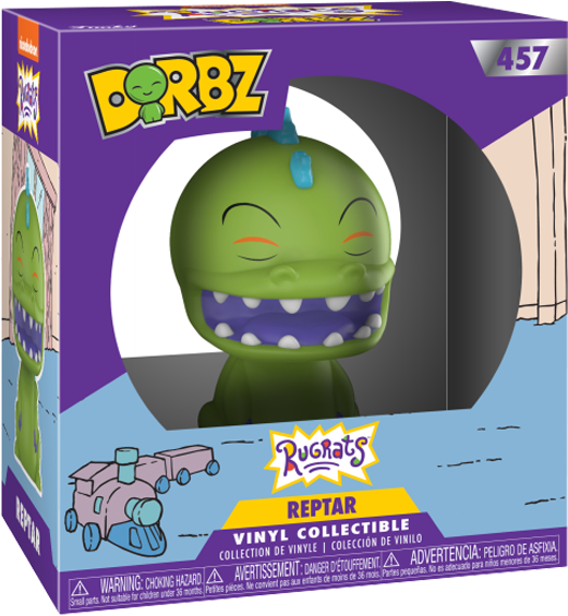 Rugrats - Reptar Dorbz - Funko Dorbz (600x600), Png Download
