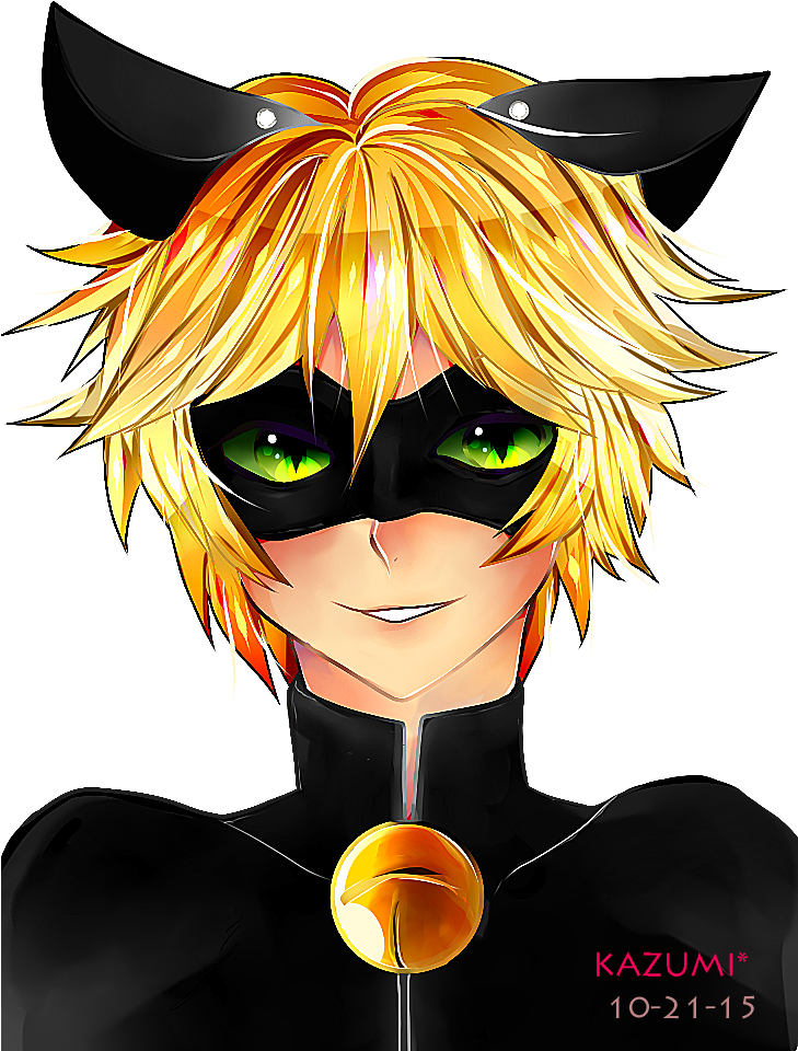 Chat Noir By Kazumi On Deviantart - Miraculous: Tales Of Ladybug & Cat Noir (728x971), Png Download
