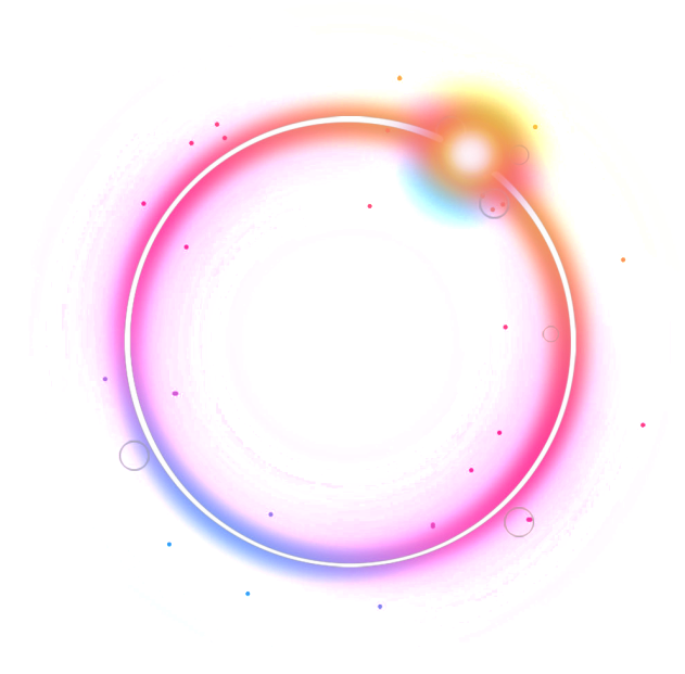 Luminescent Circle Png Element Material - Instagram (650x630), Png Download