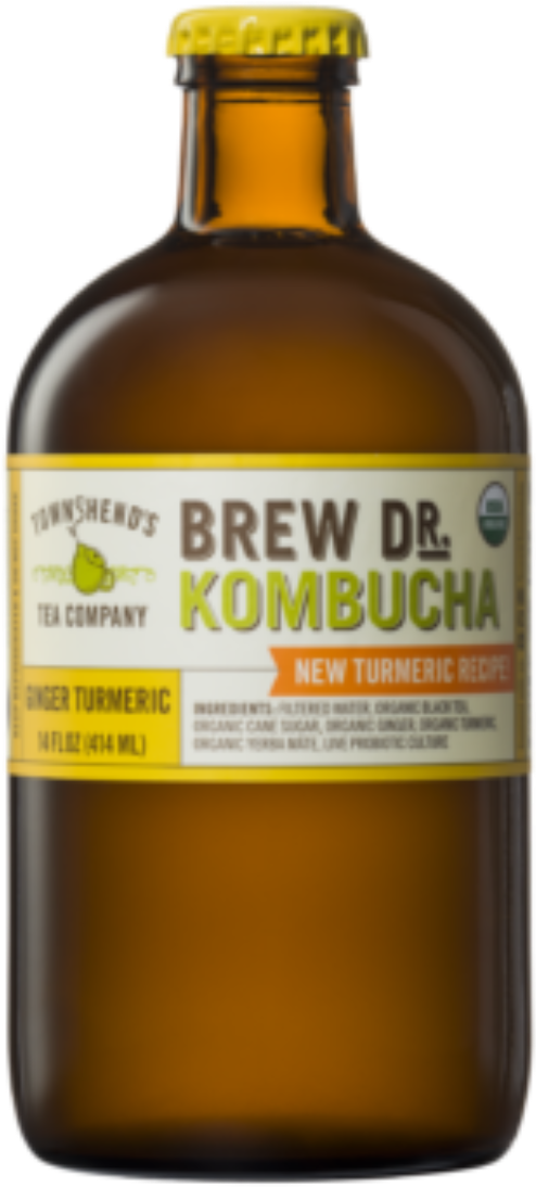 Brew Dr Kombucha Ginger Turmeric (800x1366), Png Download