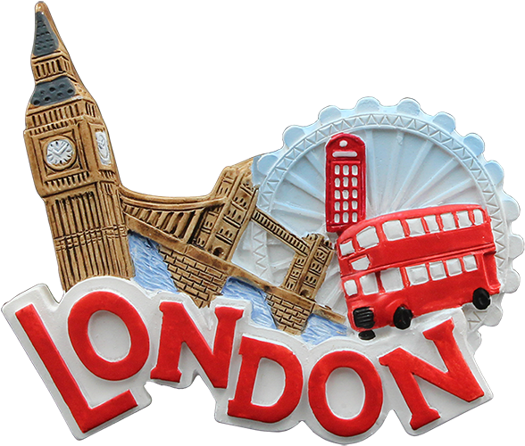 London Fridge Magnet - Fridge Magnet Transparent Background (600x800), Png Download
