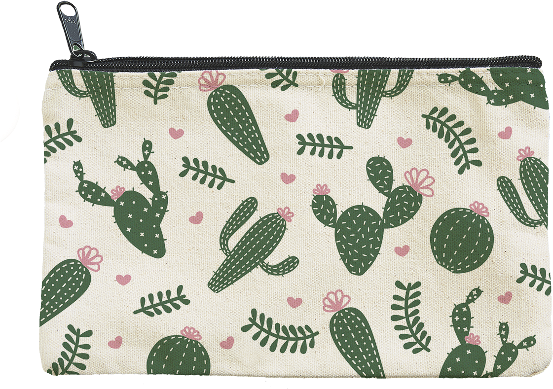 Cacti Pouch - Coin Purse (1200x1400), Png Download