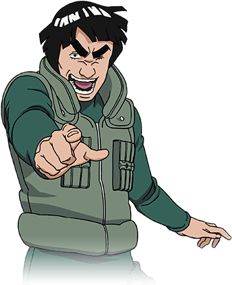 Might Guy - Shippuden Ultimate Ninja Storm Generations (812x583), Png Download