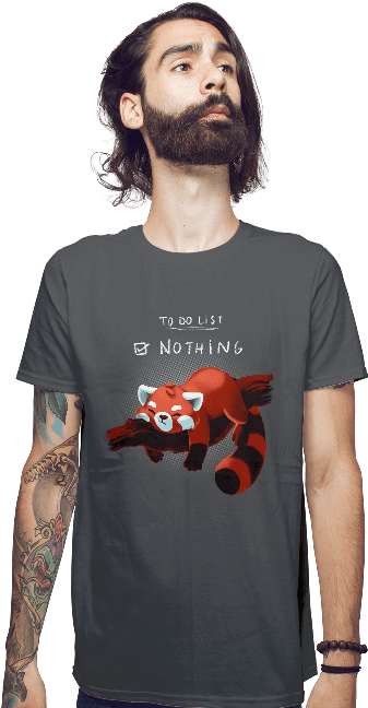 Red Panda Day - Quiksilver T Shirt 2018 (650x650), Png Download