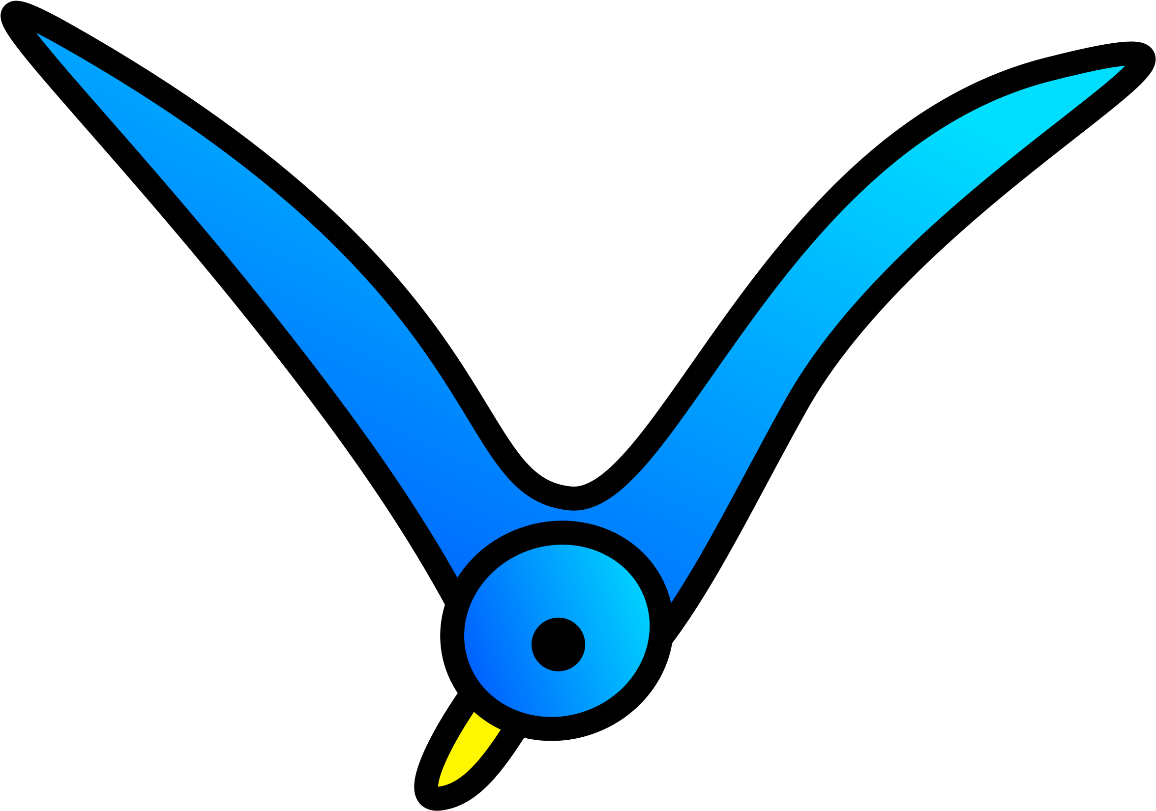 Cartoon Bird Flying Png - Easy Cartoon Birds Flying (2400x2400), Png Download
