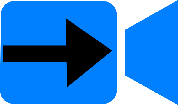 Original Png Clip Art File Video Out Call Icon Svg (600x353), Png Download