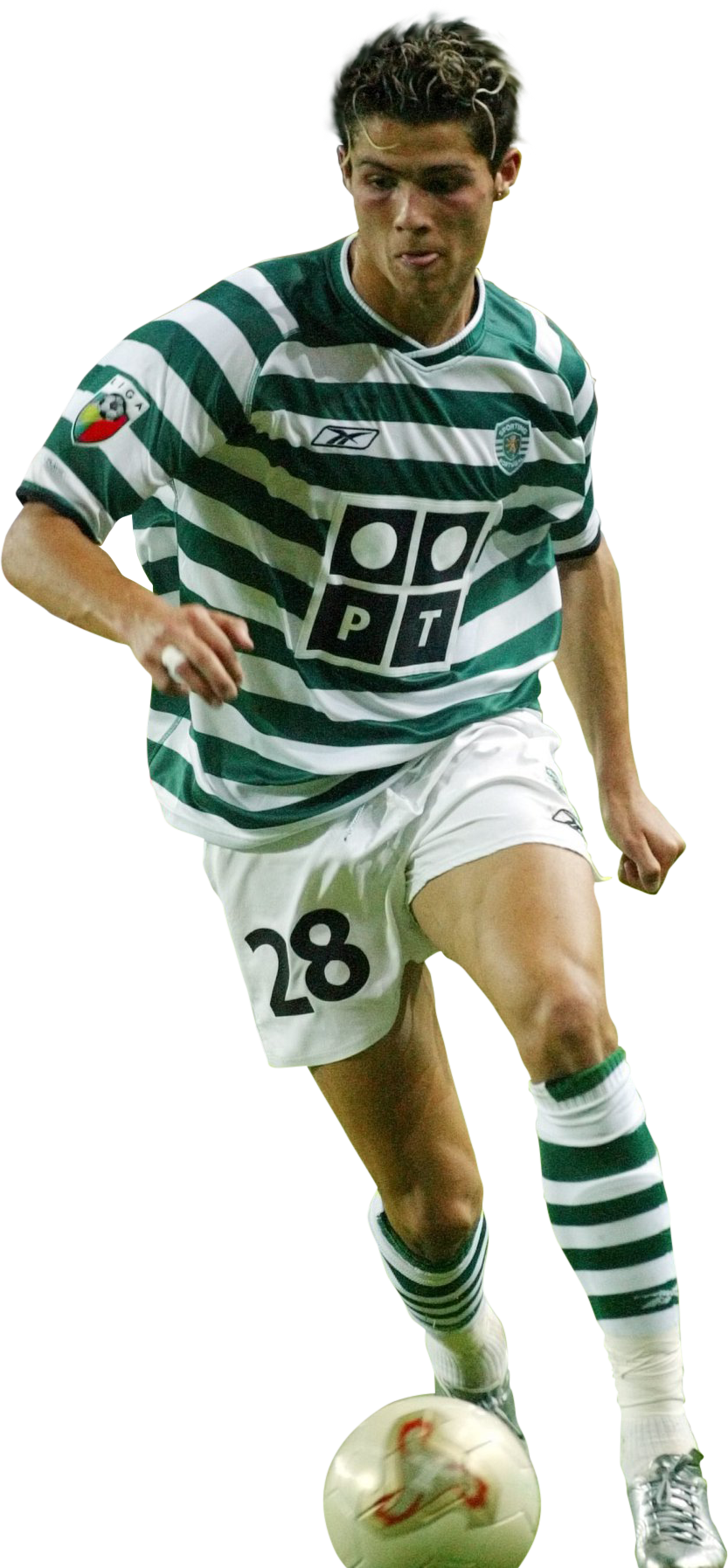 Ronaldo Football, Cristiano Ronaldo, Lisbon, Sports - Cristiano Ronaldo Sporting De Lisboa (833x1795), Png Download