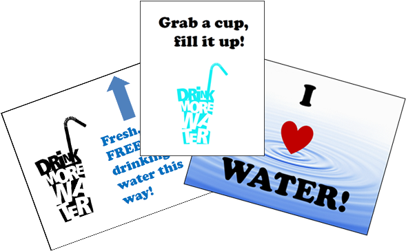 Waterpostersplash - Encouraging Water Drinking Posters (600x400), Png Download