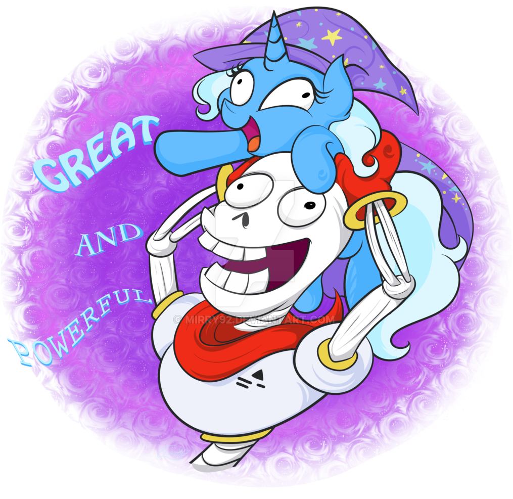 Mirry92, Crossover, Duo, Papyrus , Safe, Trixie, Undertale, - Cartoon (1024x1448), Png Download