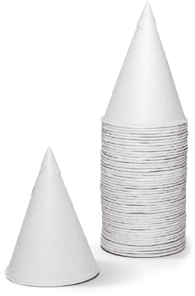 5000 Cone Shaped - Paper Cones For Water (421x604), Png Download