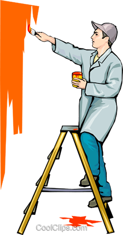 Download Pintor Png Clipart Painting Clip Art - Reforma E Pintura (251x480), Png Download