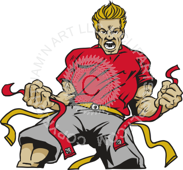 Flag Player Holding In Color - Flag Football Clip Art (361x335), Png Download