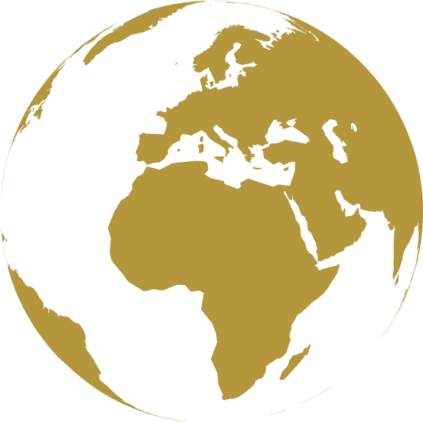 International - Transparent Globe Black And White (1182x1182), Png Download