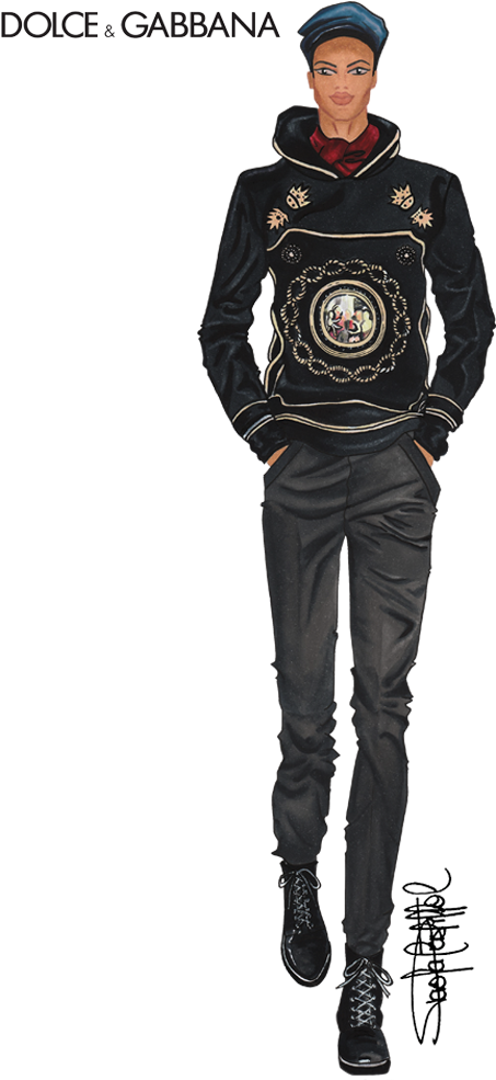 Text - Dolce And Gabbana (646x1000), Png Download