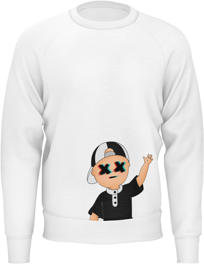 X X Caillou - Sweatshirt (1024x1024), Png Download