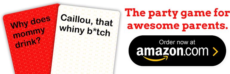 Caillou Cards Against Humanity (800x251), Png Download