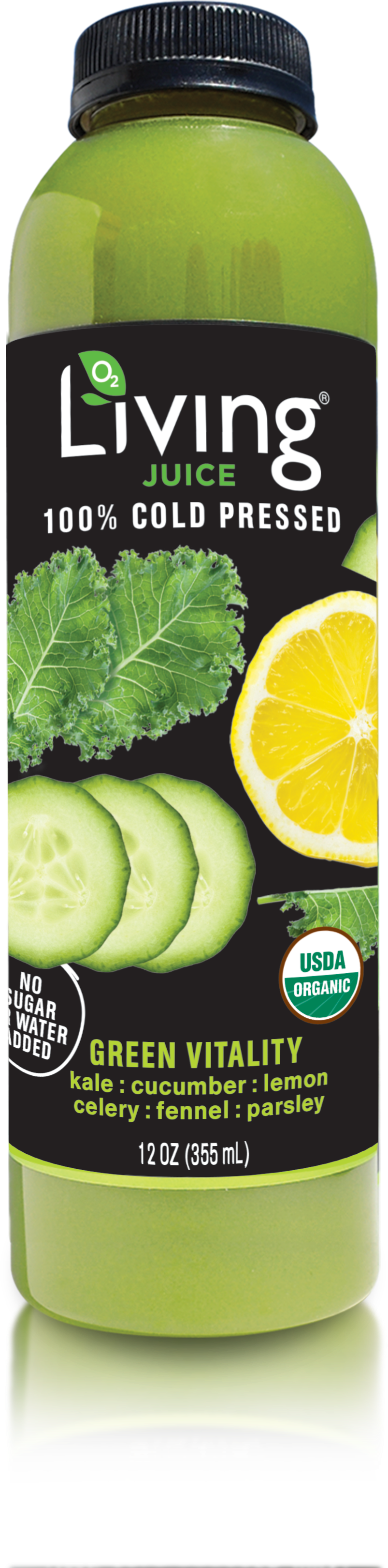 Green Vitality - 02 Living Green Vitality (3352x3352), Png Download