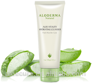 Ecocert-pure Aloe Vera Gel, Pure Aloe Hydrating Facial - Cut Aloe Vera Png Hd (350x350), Png Download