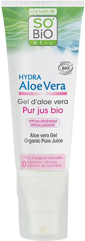 So'bio Étic Pure Organic Aloe Vera Gel - So Bio Aloe Vera (800x800), Png Download