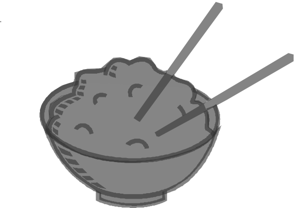 Rice Bowl Clipart (600x421), Png Download