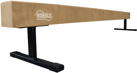 8ft Long 12in High Tan Balance Beam - Balance Beams (500x250), Png Download