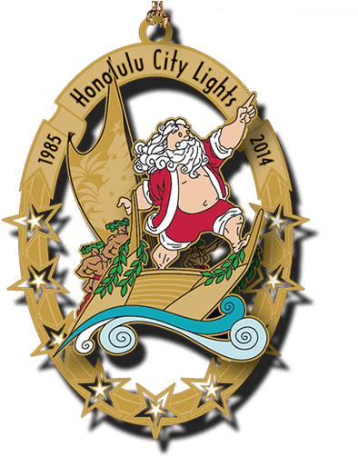 Friends Of Honolulu City Lights - Illustration (500x504), Png Download