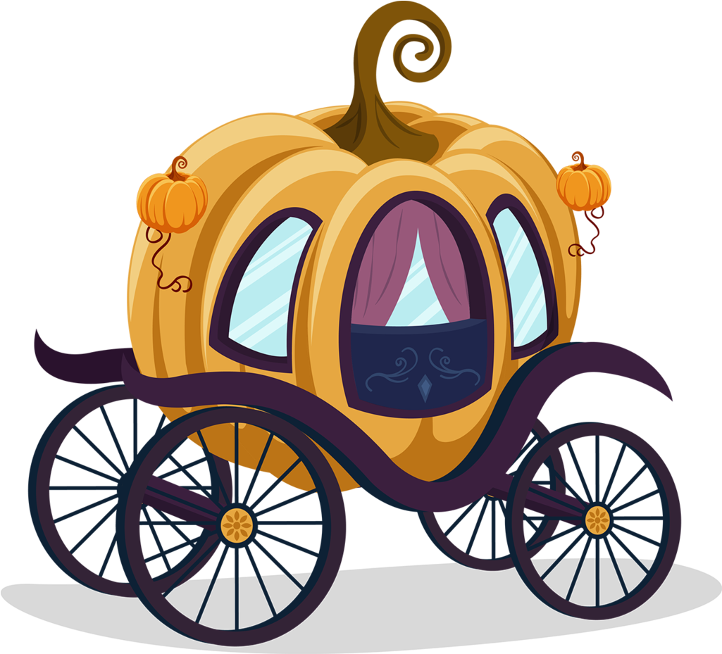 Cinderella Carriage Pumpkin Cartoon Clip Art - Carriage Png (1024x1024), Png Download