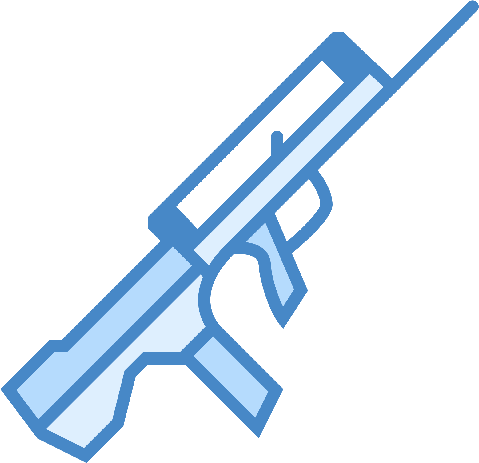 Png 50 Px - Rifle (1600x1600), Png Download