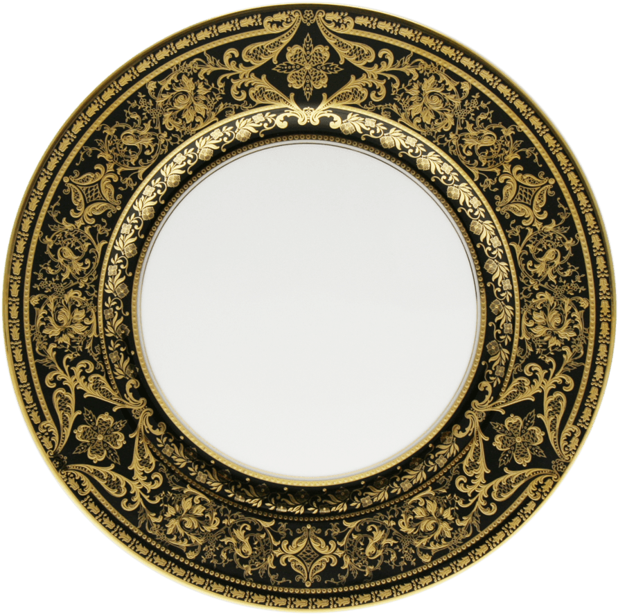 00 Dinner Plate - Matignon Haviland Noire (960x933), Png Download