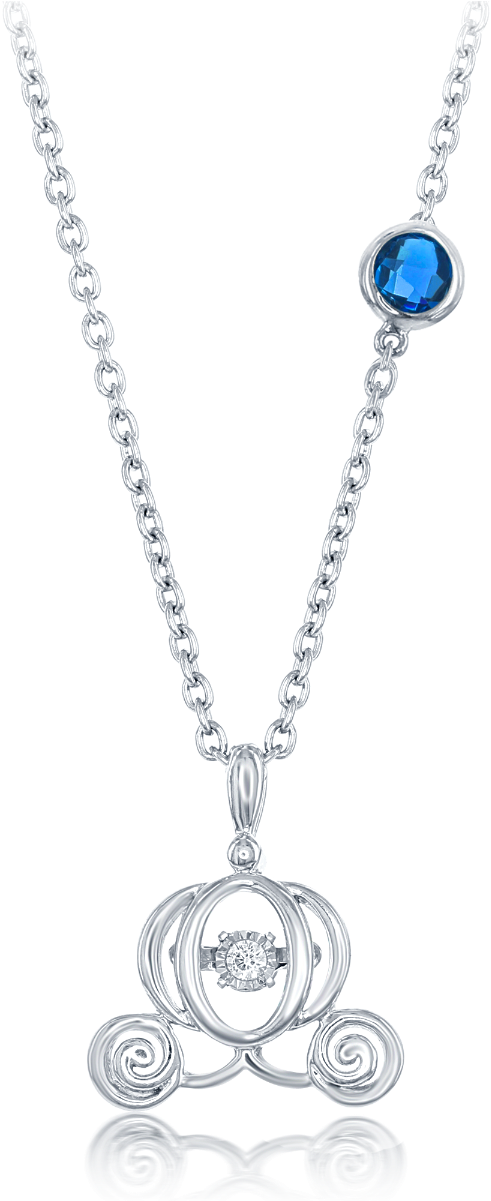 Ladies Enchanted Disney Cinderella Carriage Necklace - Disney Enchanted Jewelry Cinderella (1200x1200), Png Download
