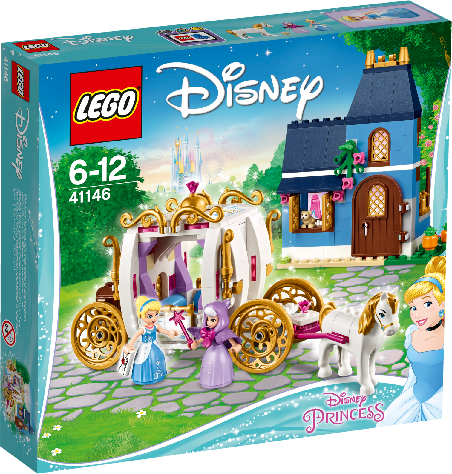 Disney 41146 Cinderella& (1513x1588), Png Download